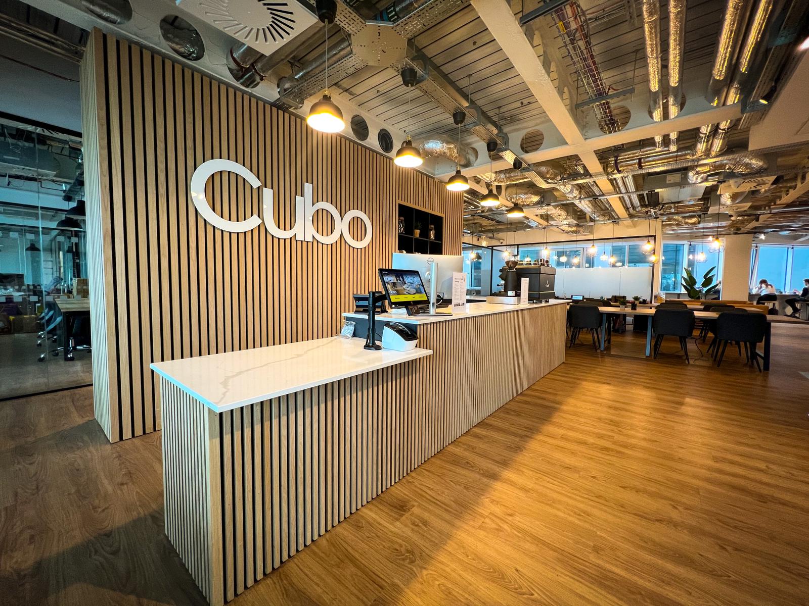 Cubo Edinburgh coworking space — 1 location with hot desks from £175/mo, 24/7 access and 10Gb WiFi